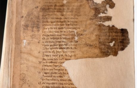 Fragments of a manuscript codex of Dante’s Divine Comedy