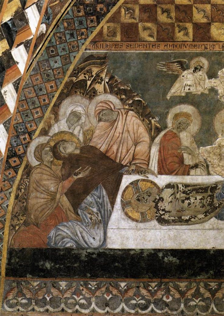 Maestro dei Crocefissi francescani , Storie della Passione, metà del XIII sec., basilica inferiore di Assisi Maestro dei Crocefissi francescani , Storie della Passione, metà del XIII sec., basilica inferiore di Assisi
