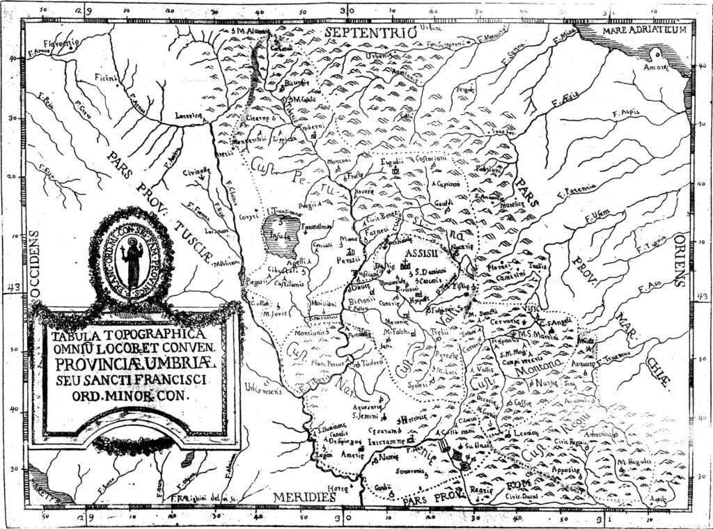 mappa insediamenti in Umbria mappa insediamenti in Umbria