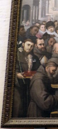 Felice Damiani, part. di Sant’Antonio da Padova, part. Pala del Cordone Museo Civico Palazzo dei Consoli