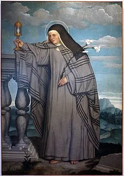 Giovanni Battista Moroni, S. Chiara d’Assisi