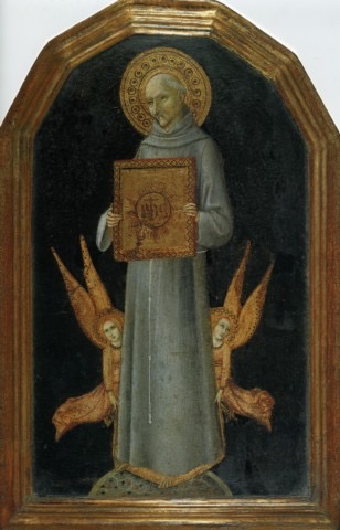 Sano di Pietro, San Bernardino da Siena, Museo del Tesoro della Basilica di San Francesco, Assisi